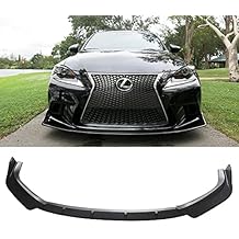 NINTE Front Lip Fit for 2014-2016 Lexus IS250 IS350 IS300 IS200T F Sport Matte Black Front Bumper Lower Spoiler Splitter